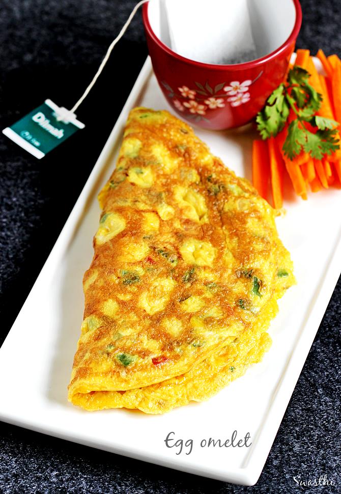 how many calories in a 3 egg veggie omelette with cheese