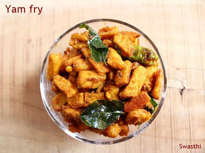 yam fry suran fry