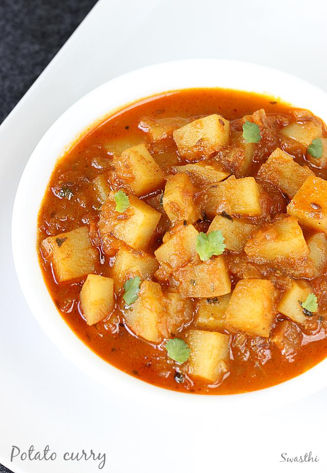 indian south recipes cassava Potato curry curry make    How recipes to potato Aloo  curry