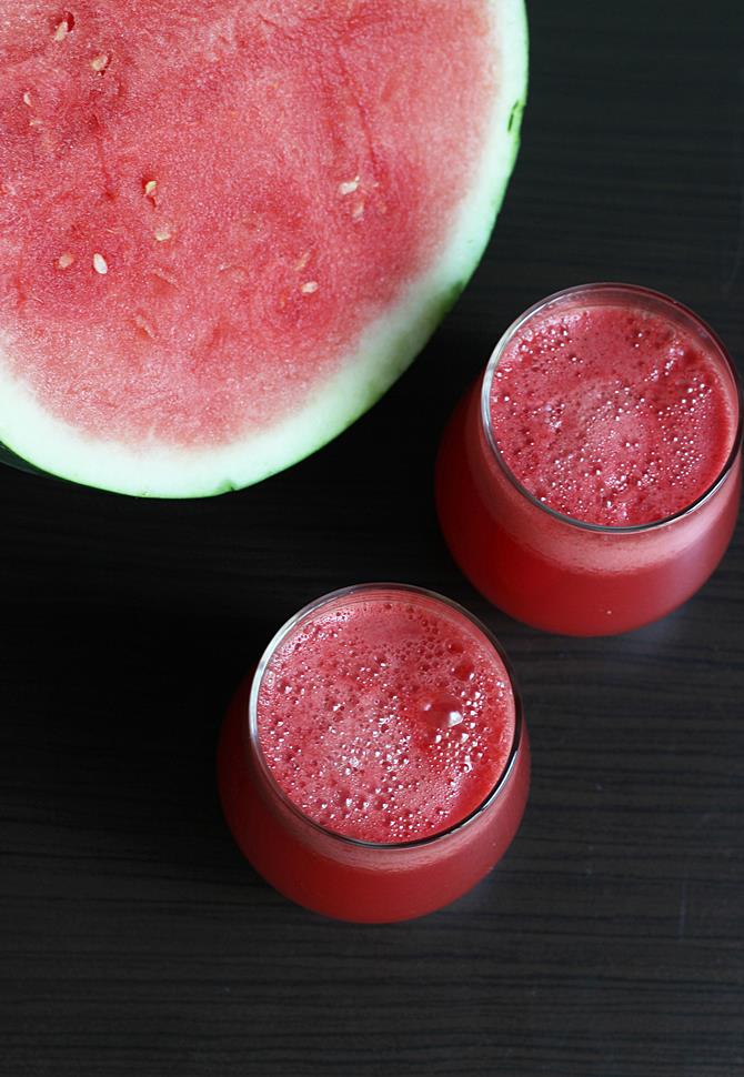 Watermelon juice recipe | How to make watermelon juice & health benefits