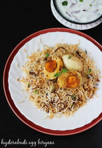 Hyderabadi egg biryani recipe | egg dum biryani | anda biryani
