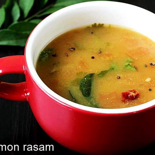 Lemon Rasam Recipe | Lemon Dal Rasam | Nimmakaya Pappu Charu