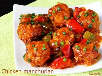 Chicken Manchurian Recipe - Swasthi's Recipes