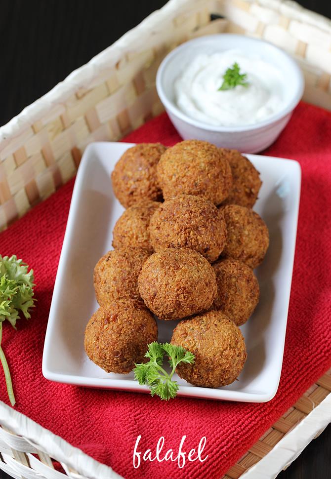 Falafel recipe | How to make falafel recipe | Chickpea falafel recipe