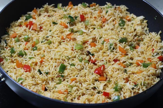 Schezwan Fried Rice   Swasthi s Recipes - 62