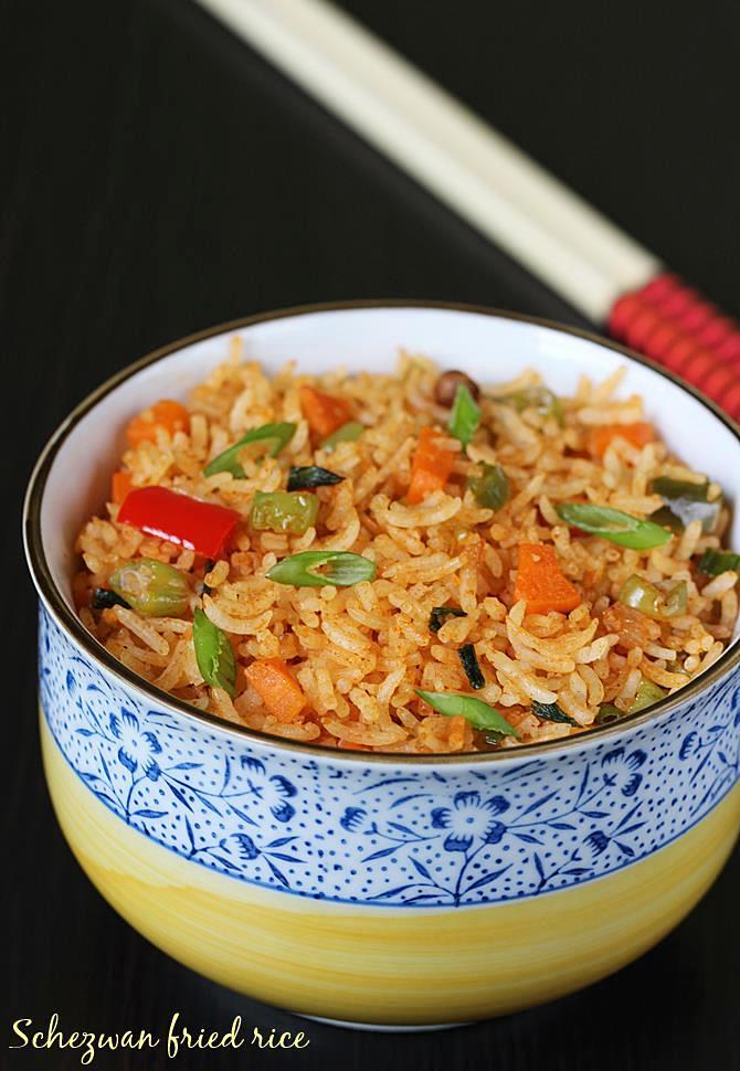 Schezwan Fried Rice Recipe How To Make Schezwan Fried Rice Schezwan Fried Rice Recipe How To Make Schezwan Fried Rice
