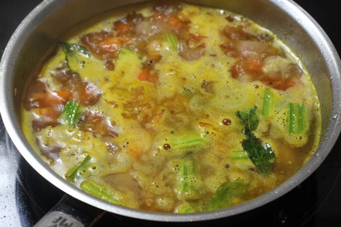 Sambar rice recipe  Sambar sadam    Swasthi s Recipes - 67