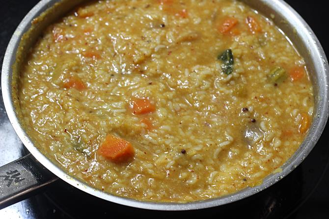 Sambar rice recipe  Sambar sadam    Swasthi s Recipes - 94