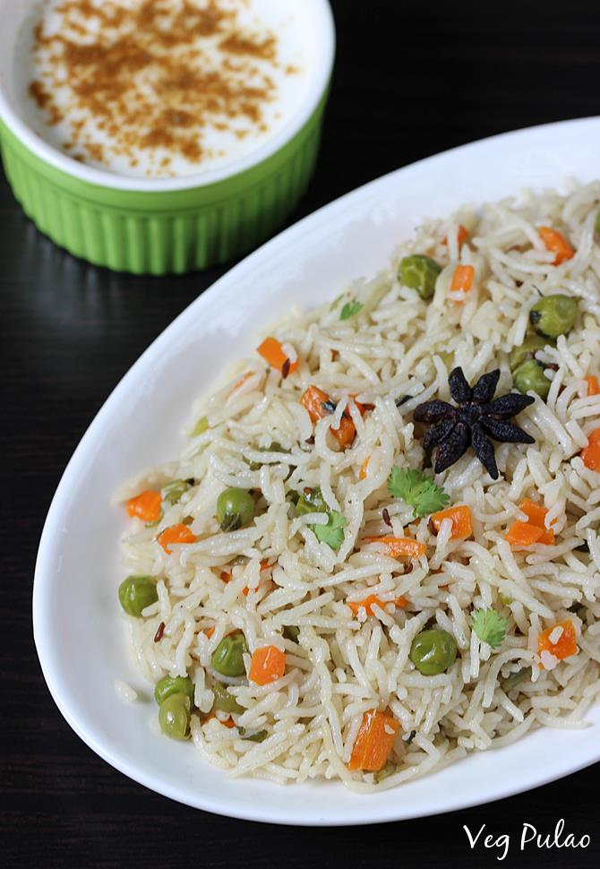 Pulao recipe video | Veg pulao recipe | Vegetable pulav in pressure cooker