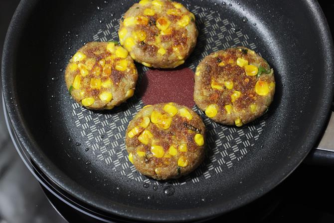 Corn cutlet   Corn patties   Swasthi s Recipes - 13