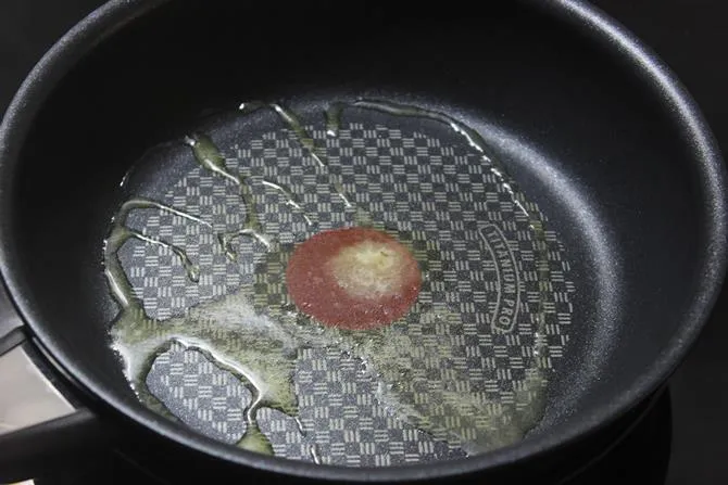 heating butter in pan