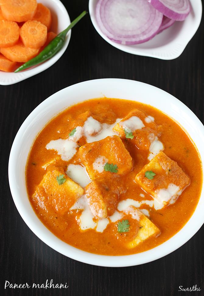 Paneer makhani - Swasthi's Recipes