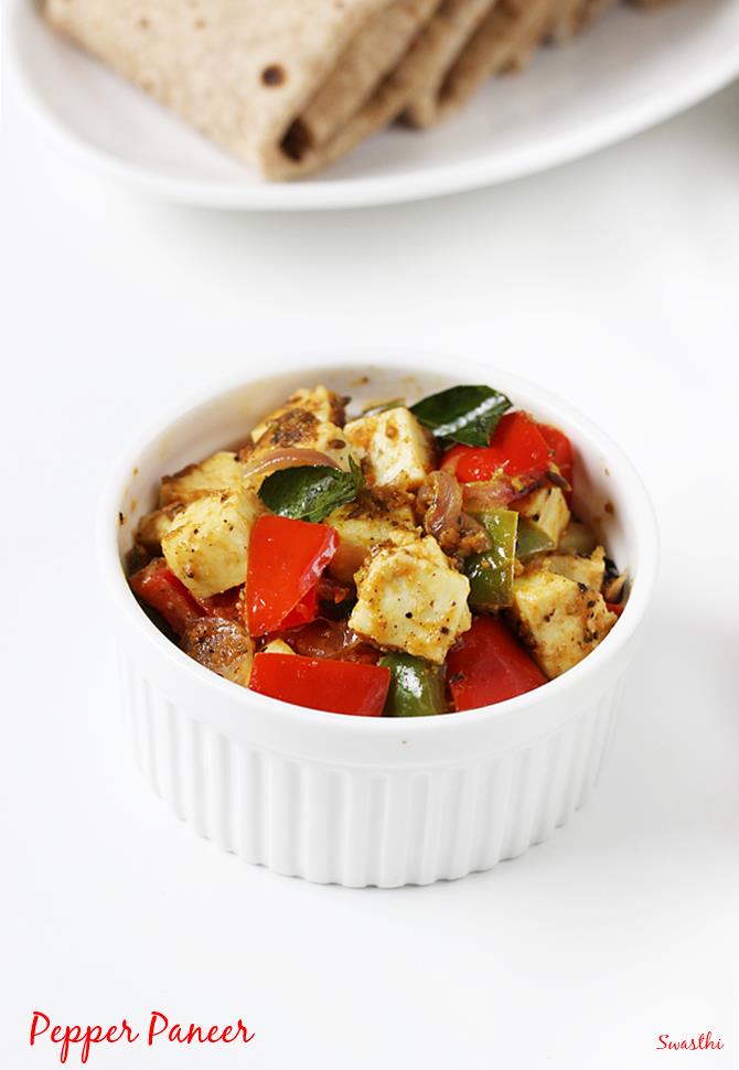 simple paneer pepper fry recipe