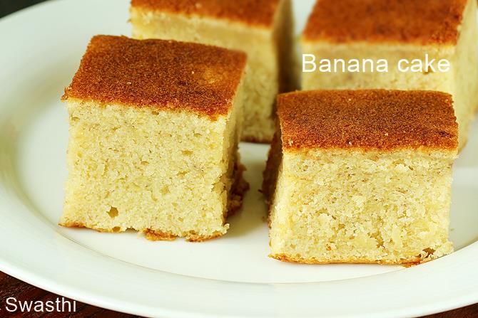 Banana cake recipe | How to make easy banana cake recipe ...