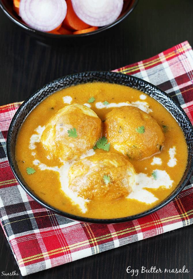 Egg Butter Masala  Egg Makhani    Swasthi s Recipes - 21