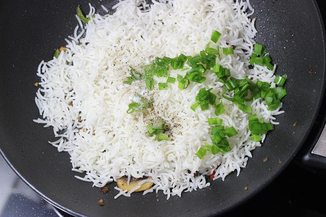 Mushroom Fried Rice   Swasthi s Recipes - 43