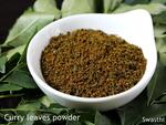 Curry leaves powder recipe   Karivepaku podi   Curry leaves rice - 80