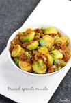 Brussel Sprouts Curry  Indian Style    Swasthi s Recipes - 94