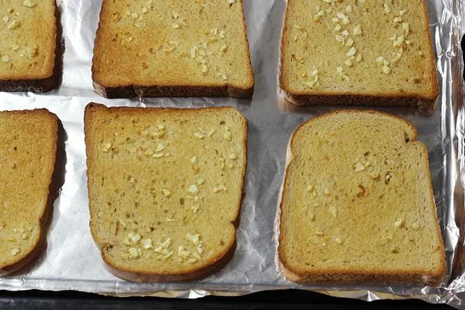 golden toasted bread