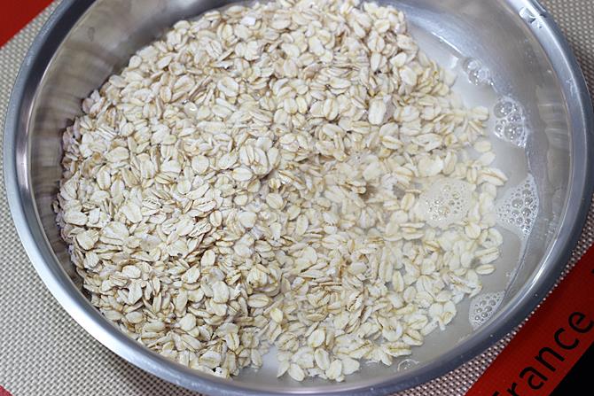 Curd oats recipe   Oatmeal in seasoned yogurt   Oats recipes - 35