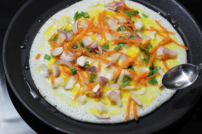 Egg dosa recipe   How to make egg dosa  mutta dosai  - 93