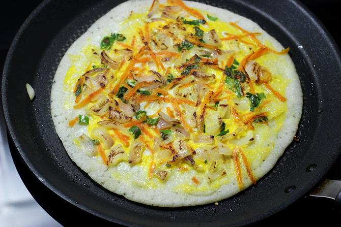 Egg dosa recipe   How to make egg dosa  mutta dosai  - 17