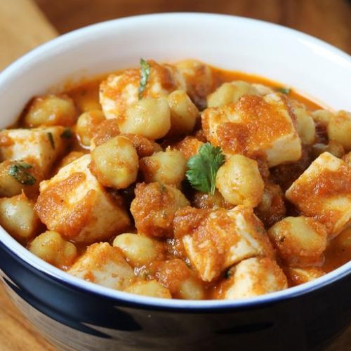 Chana Paneer Recipe Swasthi S Recipes