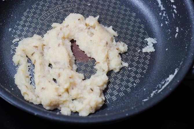 sauteed onion paste to golden