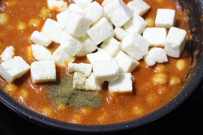 Chana Paneer Recipe   Swasthi s Recipes - 87