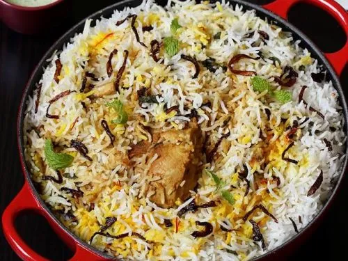 Awadhi chicken biryani recipe | Lucknowi chicken biryani