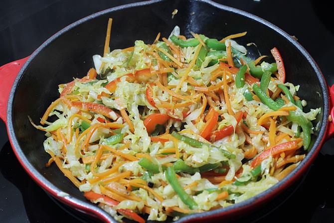 Cabbage Stir Fry Recipe   Swasthi s Recipes - 35