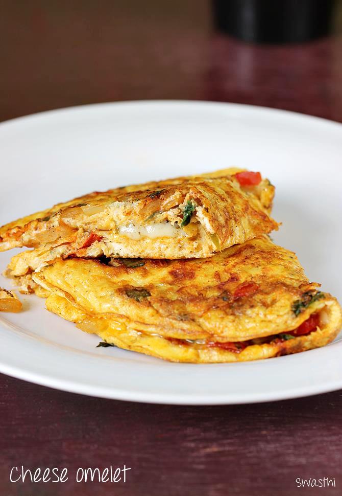 Simple cheese omelette recipe | How to make cheese omelet ...