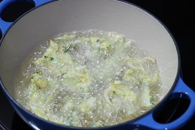 Cabbage pakoda recipe   Cabbage pakora recipe in South Indian style - 24