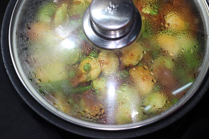 Brussel Sprouts Curry  Indian Style    Swasthi s Recipes - 76