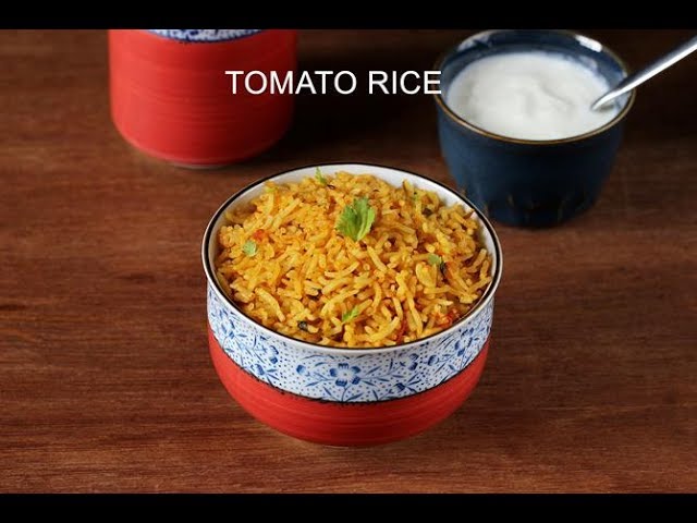 Tomato rice recipe video | South Indian style spicy tomato rice recipe