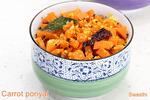 Carrot poriyal recipe  Tamilnadu style carrot stir fry    Swasthi s Recipes - 42