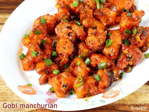 Gobi Manchurian | Cauliflower Manchurian - Swasthi's Recipes