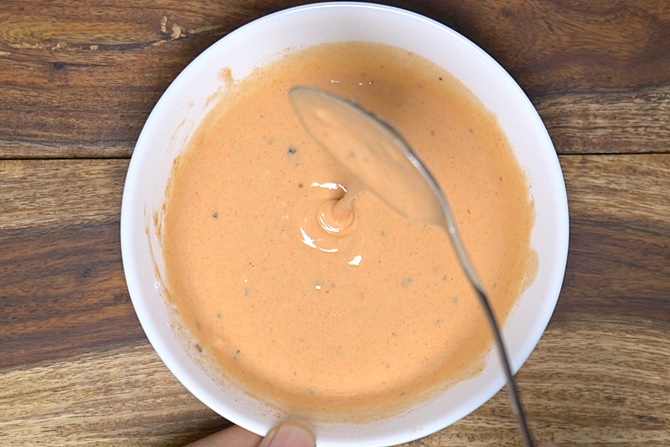 smooth batter to make gobi manchurian