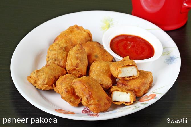 powder milk made paneer with to paneer pakoda  Paneer pakora make  spicy How recipe video