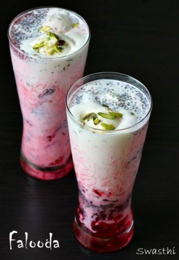 Falooda recipe | How to make falooda ice cream | Faluda recipe video