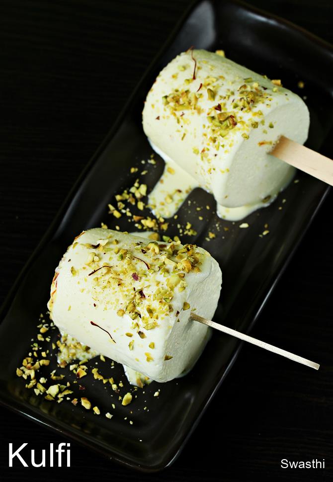 powder made with milk kulfi pista Kulfi how  recipe  kulfi  recipe  Kesar make to