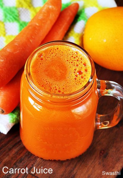 Carrot juice recipe | How to make carrot juice - Swasthi's Recipes