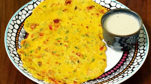 Besan Chilla Recipe Gram Flour Pancakes Swasthi S Recipes