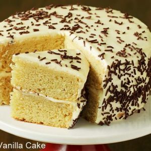 Eggless vanilla cake recipe | How to make cake without eggs