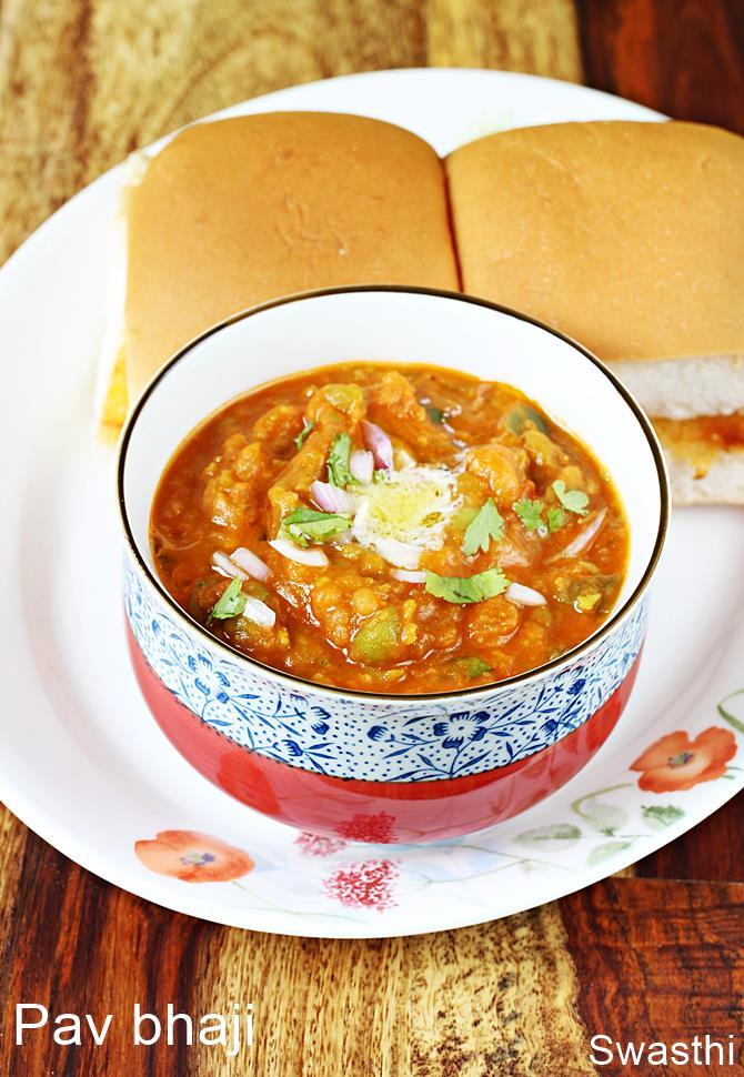 Pav Bhaji Recipe | How To Make Mumbai Pav Bhaji Recipe With Video