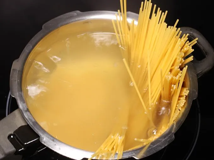 add pasta to boiling water