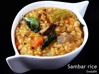 Sambar rice recipe | Sambar sadam recipe | How to make sambar rice