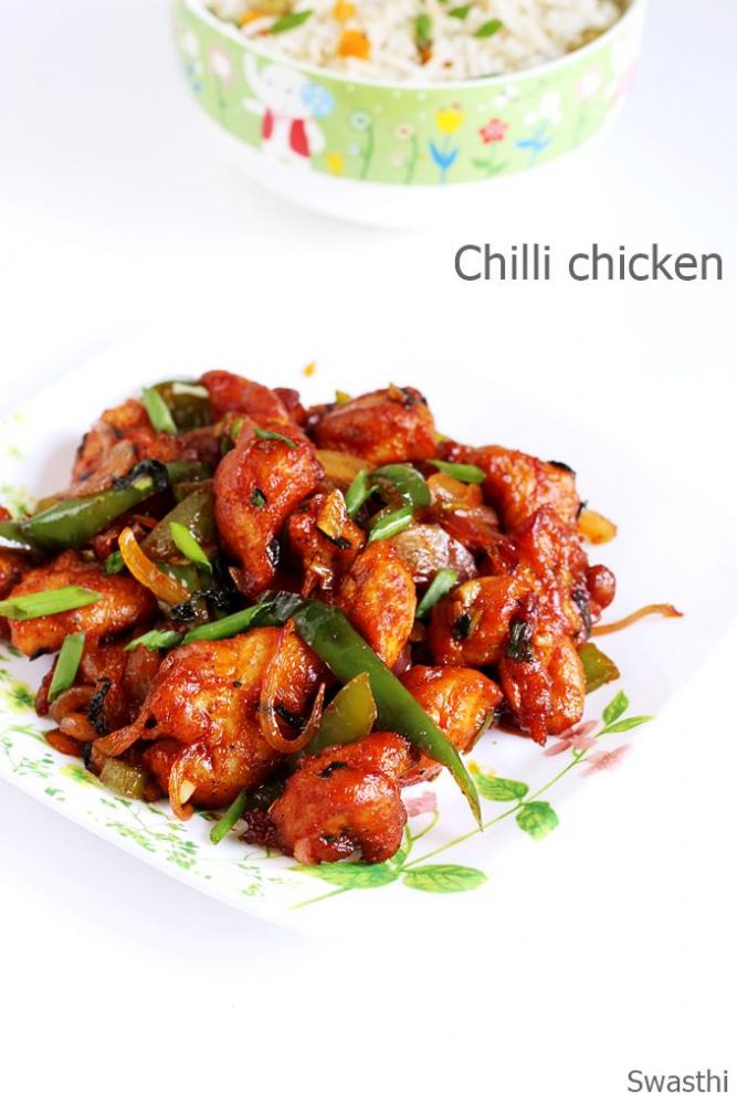 Chilli Chicken Recipe - Swasthi's Recipes