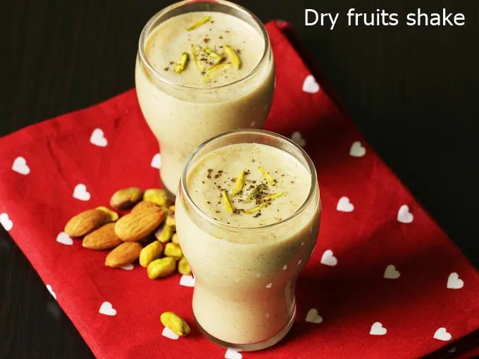 dry fruits milkshake