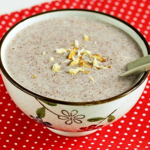 Ragi Malt Recipe - Ragi Porridge - Swasthi's Recipes